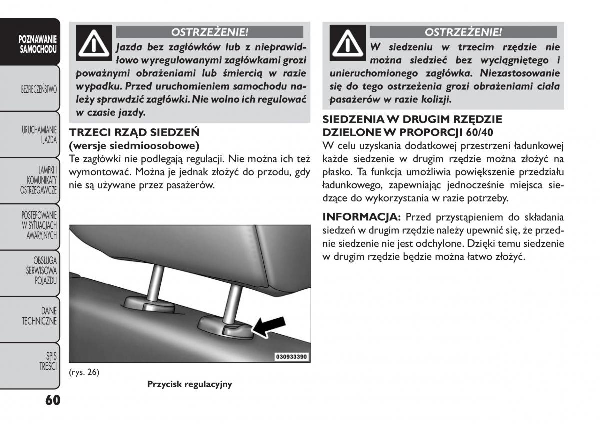 manual  Fiat Freemont instrukcja / page 66