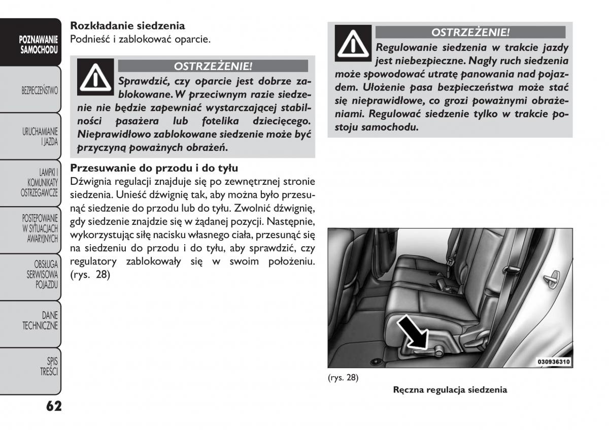 manual  Fiat Freemont instrukcja / page 68