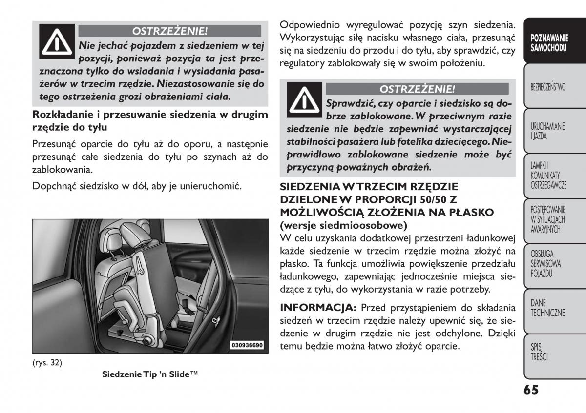 manual  Fiat Freemont instrukcja / page 71