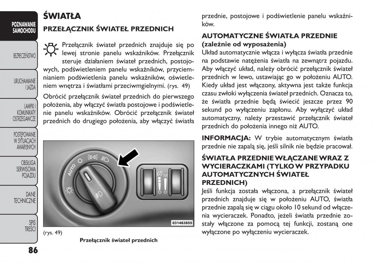 manual  Fiat Freemont instrukcja / page 92