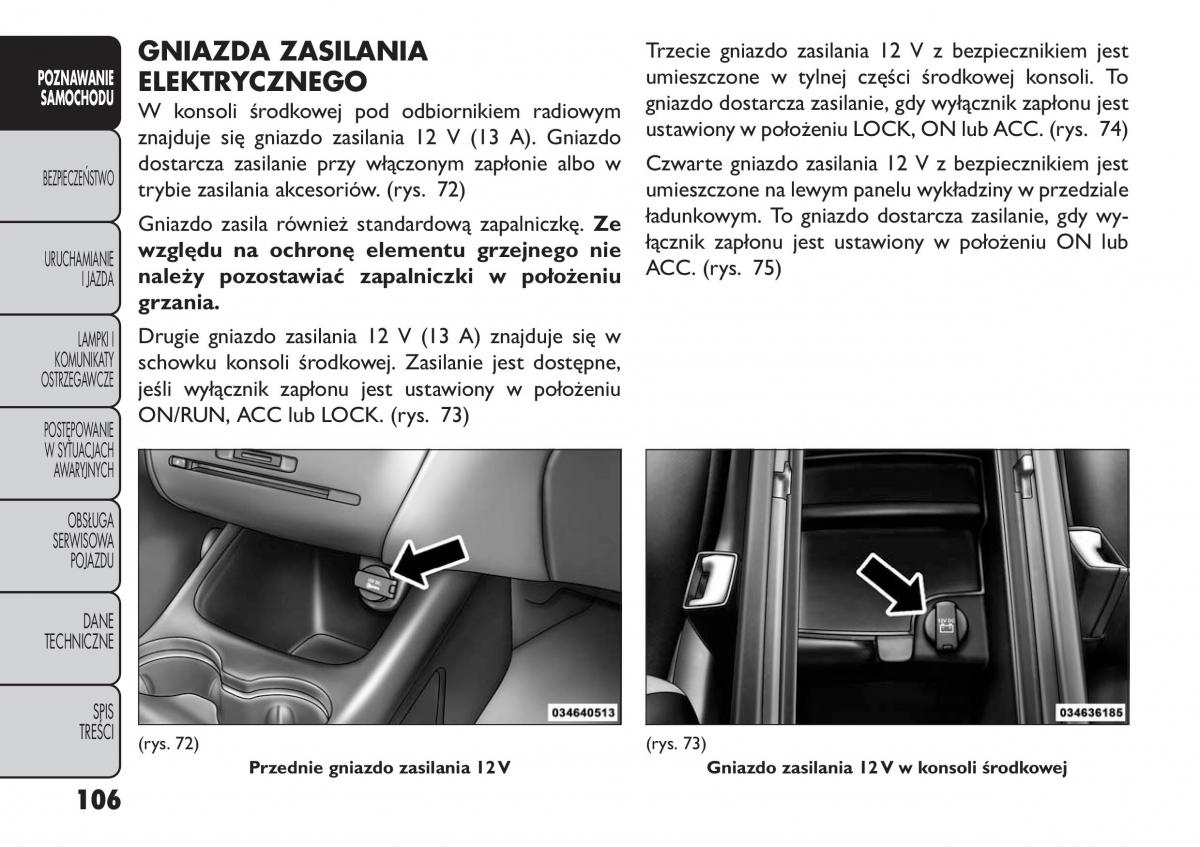 manual  Fiat Freemont instrukcja / page 112