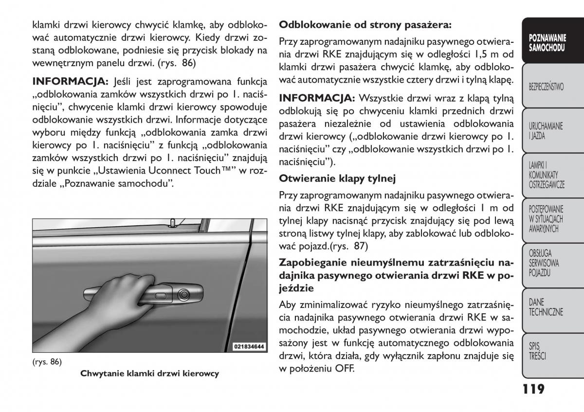 manual  Fiat Freemont instrukcja / page 125