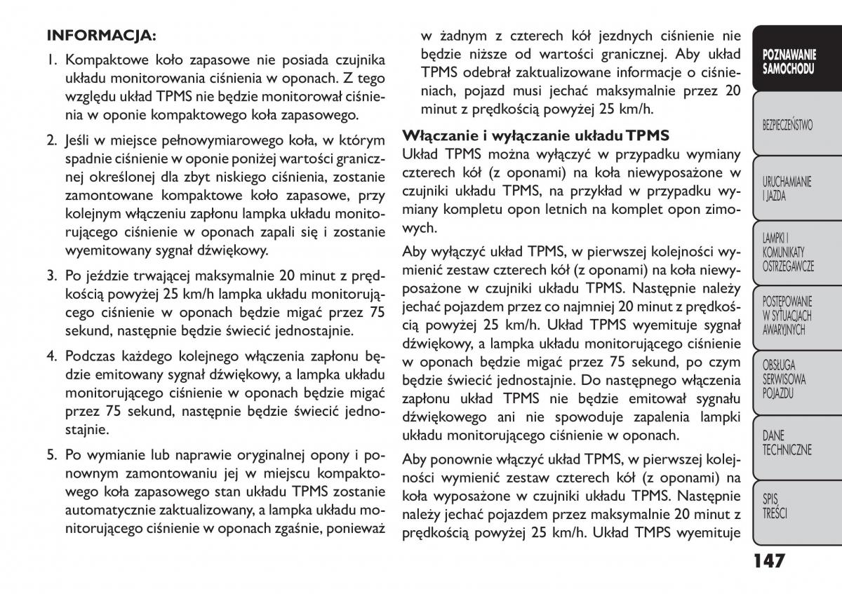 manual  Fiat Freemont instrukcja / page 153