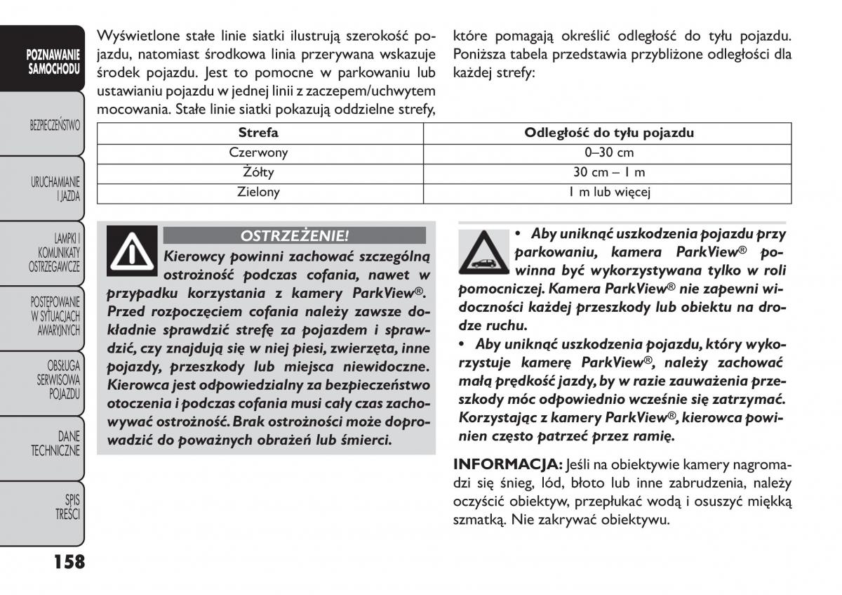 manual  Fiat Freemont instrukcja / page 164