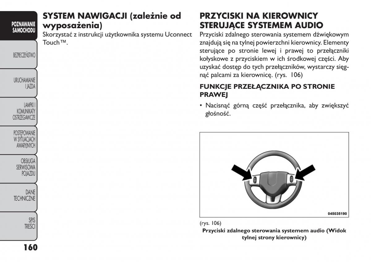 manual  Fiat Freemont instrukcja / page 166