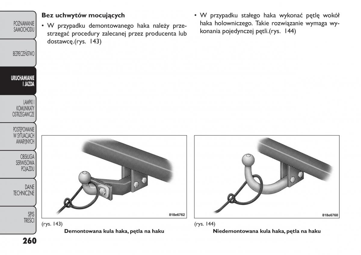 manual  Fiat Freemont instrukcja / page 266