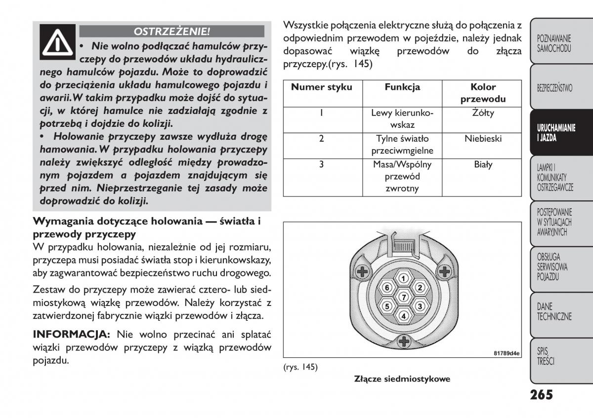 manual  Fiat Freemont instrukcja / page 271