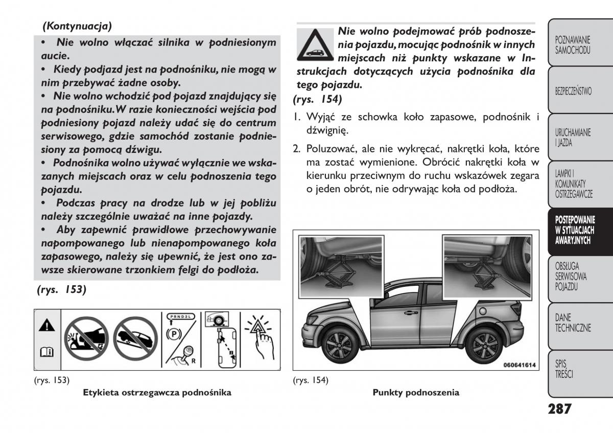 manual  Fiat Freemont instrukcja / page 293