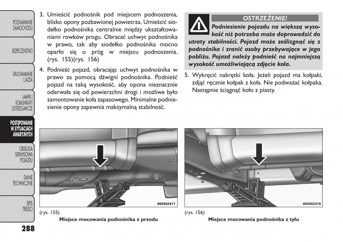 manual  Fiat Freemont instrukcja / page 294