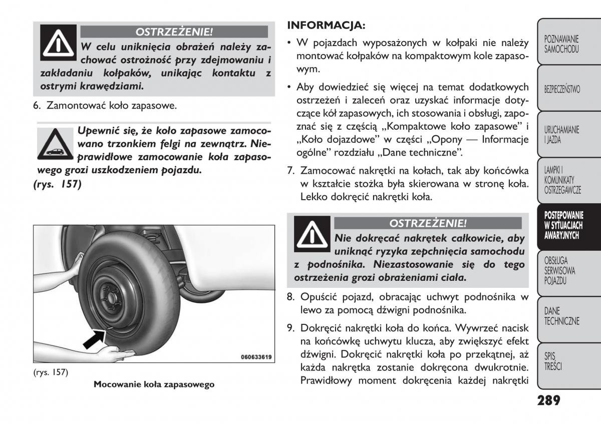 manual  Fiat Freemont instrukcja / page 295