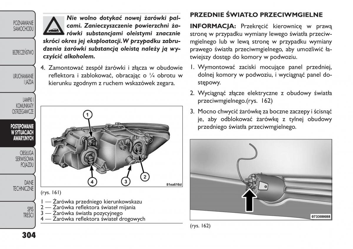 manual  Fiat Freemont instrukcja / page 310