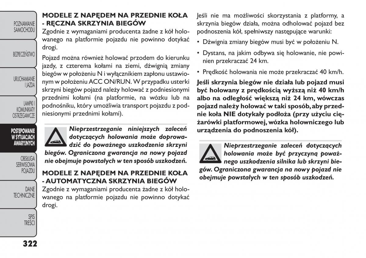 manual  Fiat Freemont instrukcja / page 328