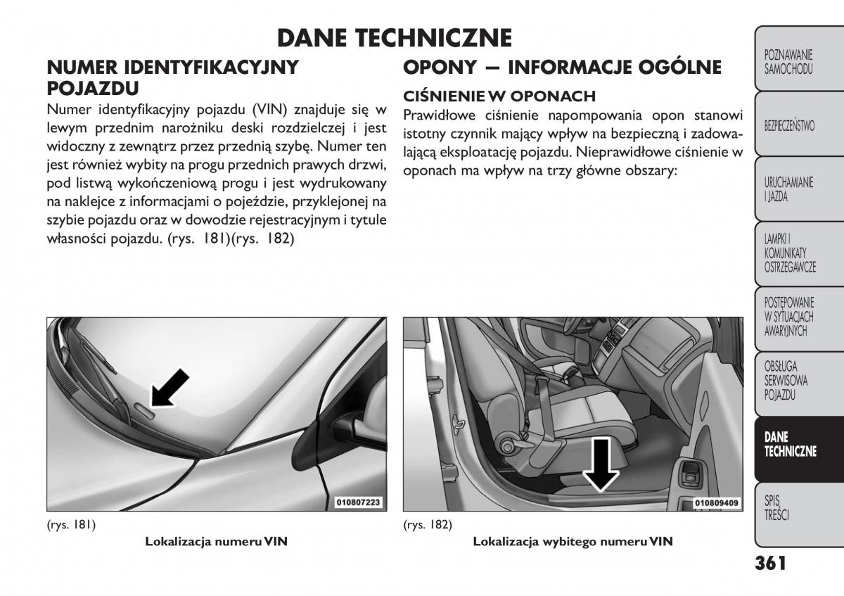 manual  Fiat Freemont instrukcja / page 367