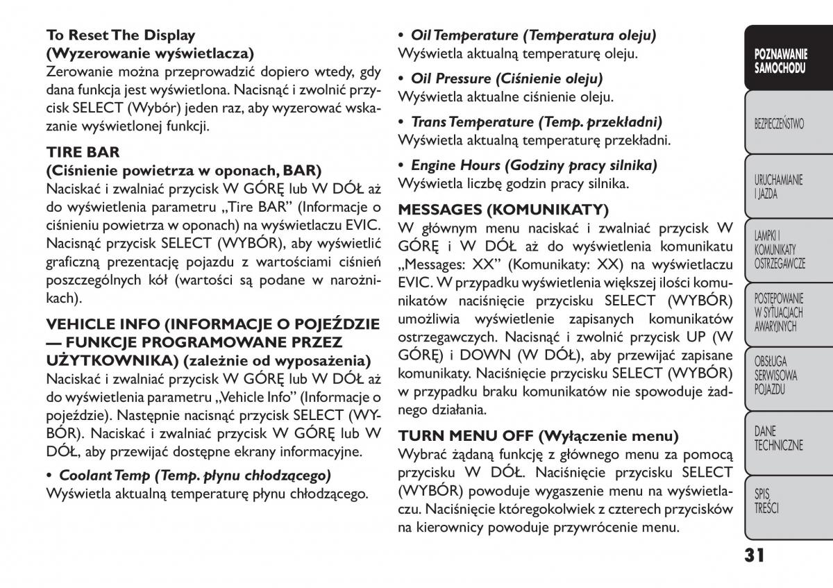 manual  Fiat Freemont instrukcja / page 37