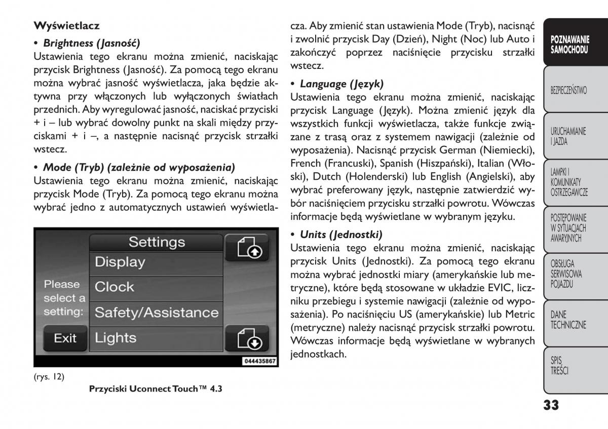 manual  Fiat Freemont instrukcja / page 39