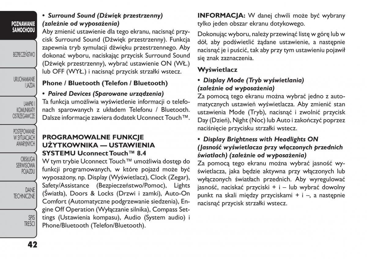 manual  Fiat Freemont instrukcja / page 48