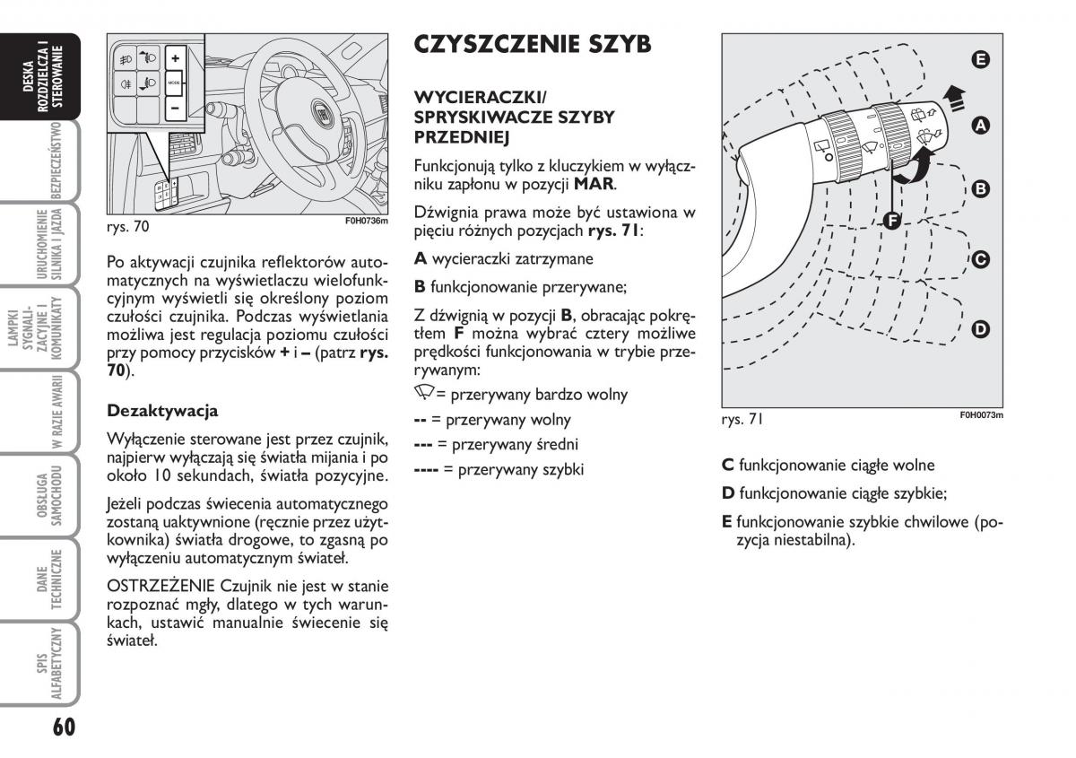 Fiat Idea instrukcja obslugi / page 61