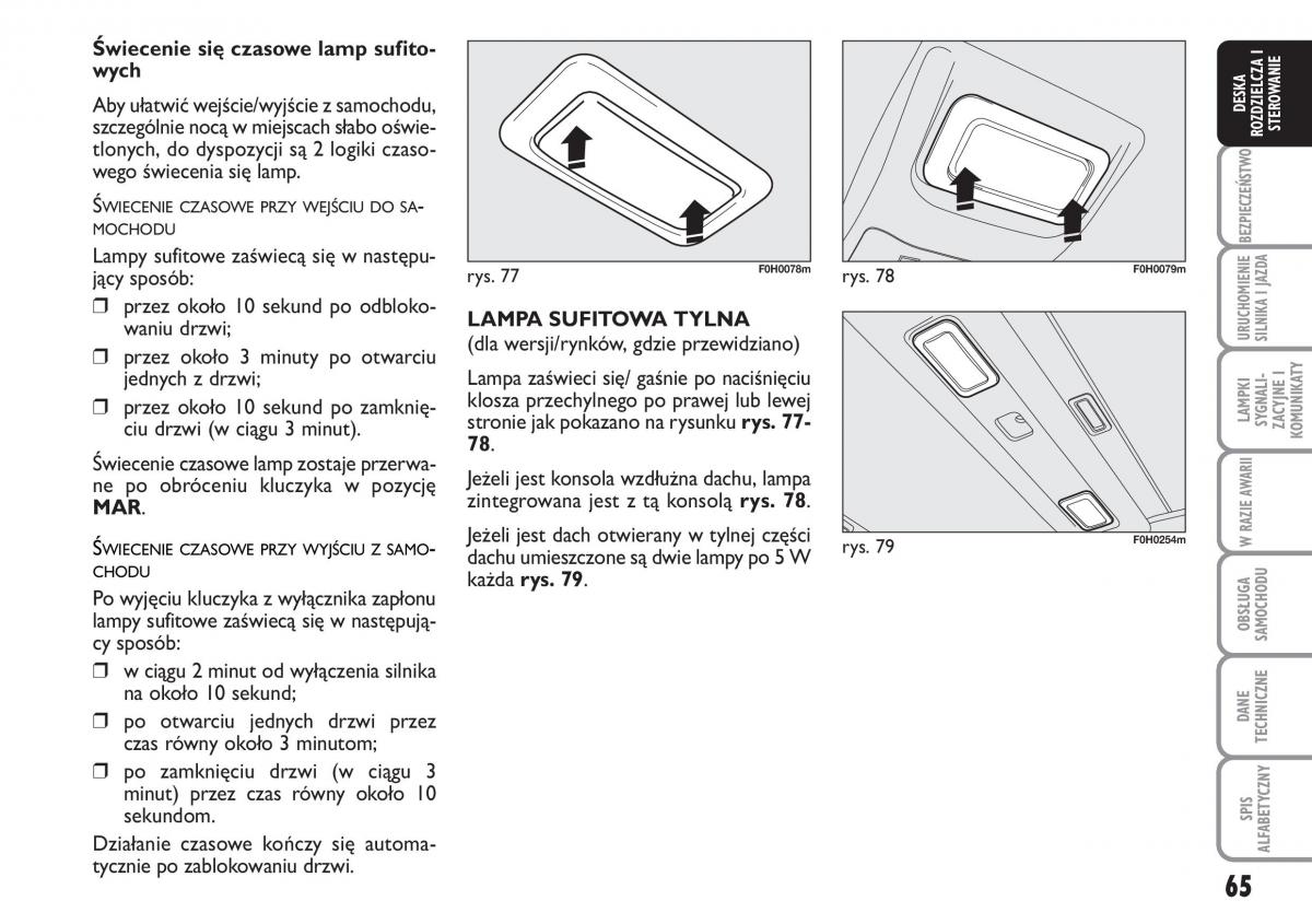 Fiat Idea instrukcja obslugi / page 66