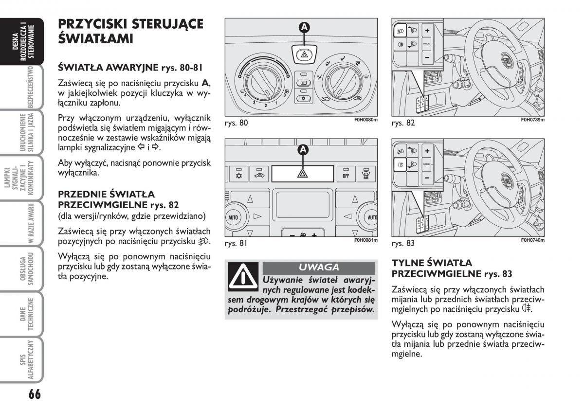 Fiat Idea instrukcja obslugi / page 67