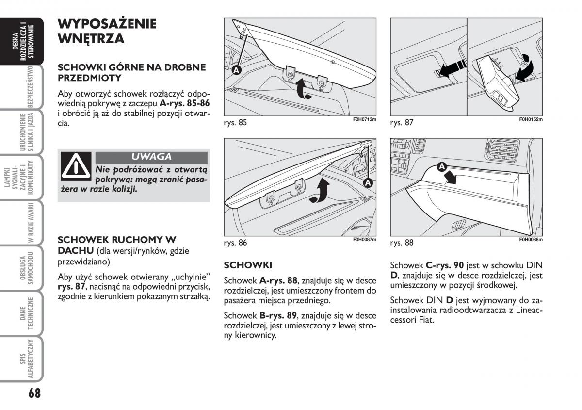 Fiat Idea instrukcja obslugi / page 69