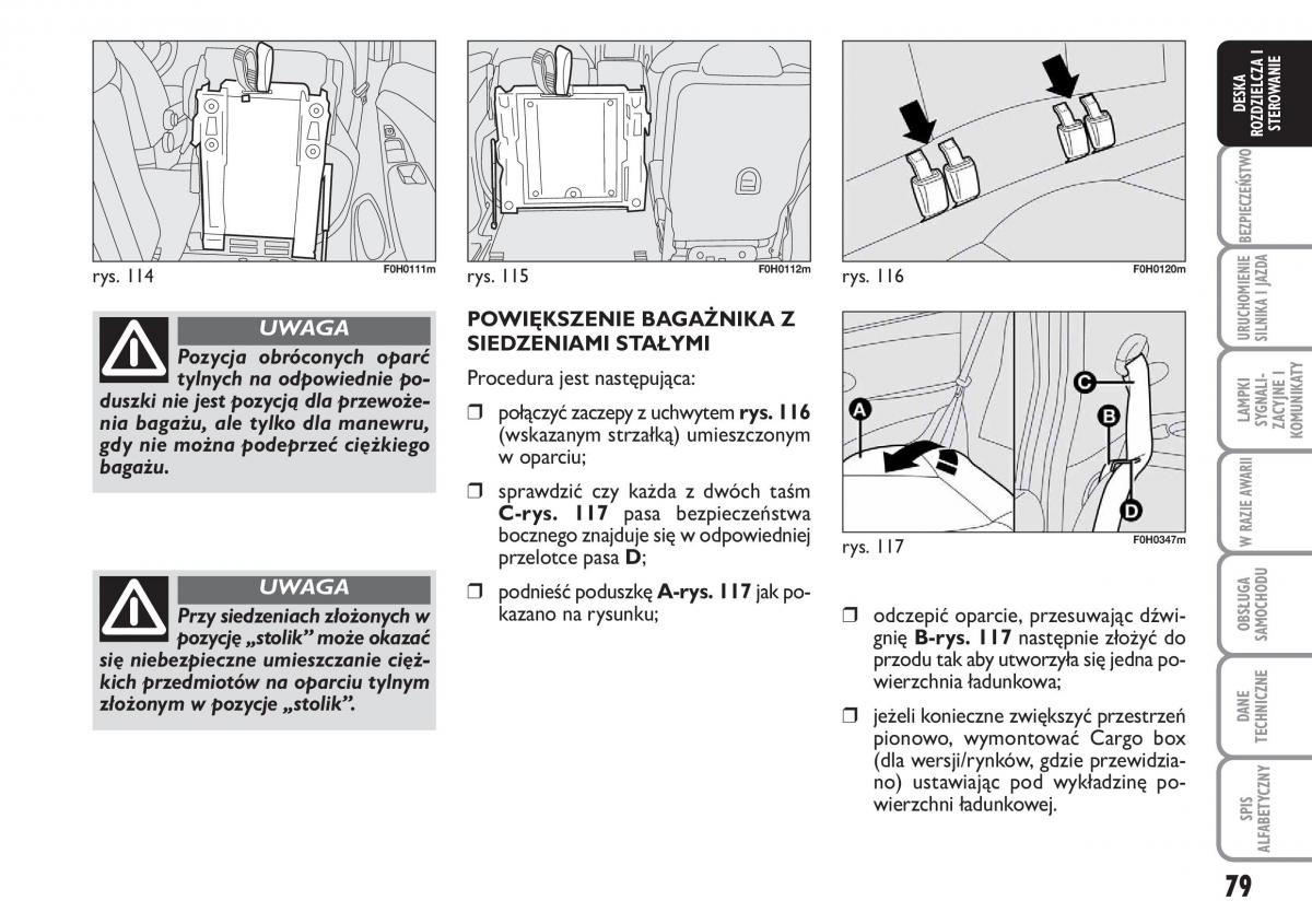 Fiat Idea instrukcja obslugi / page 80