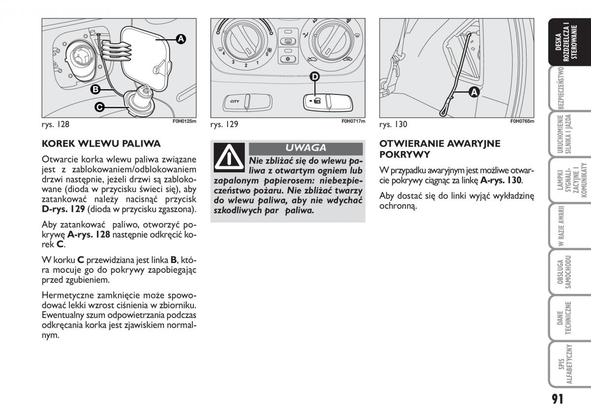 Fiat Idea instrukcja obslugi / page 92