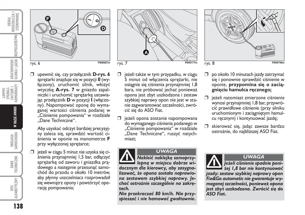 Fiat Idea instrukcja obslugi / page 139