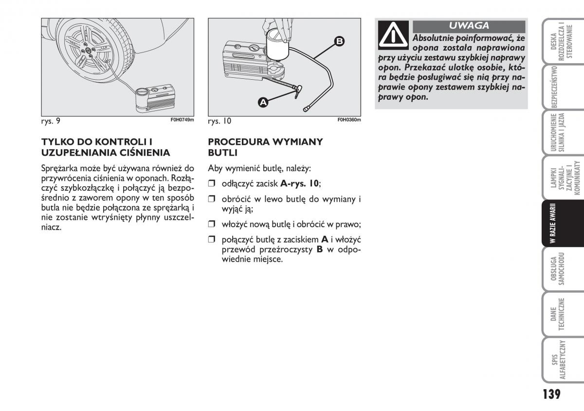 Fiat Idea instrukcja obslugi / page 140