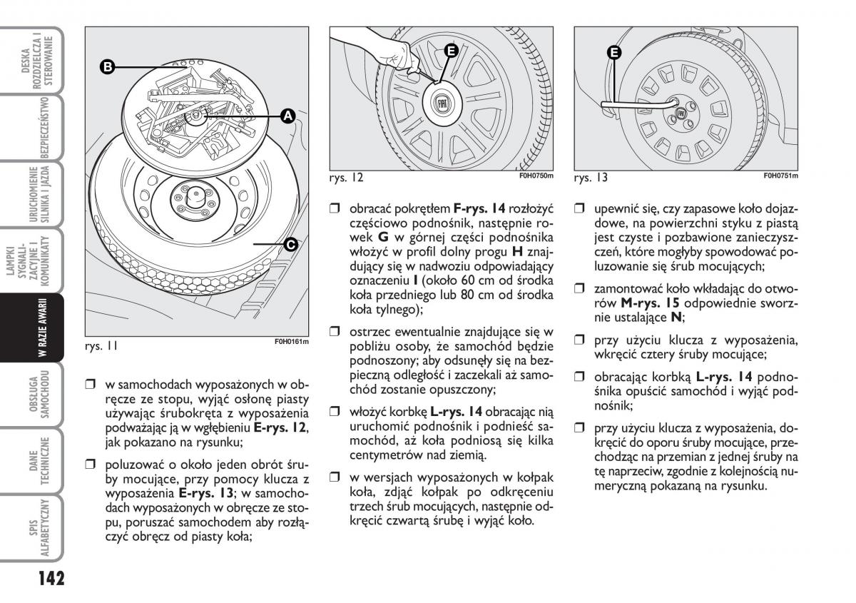 Fiat Idea instrukcja obslugi / page 143