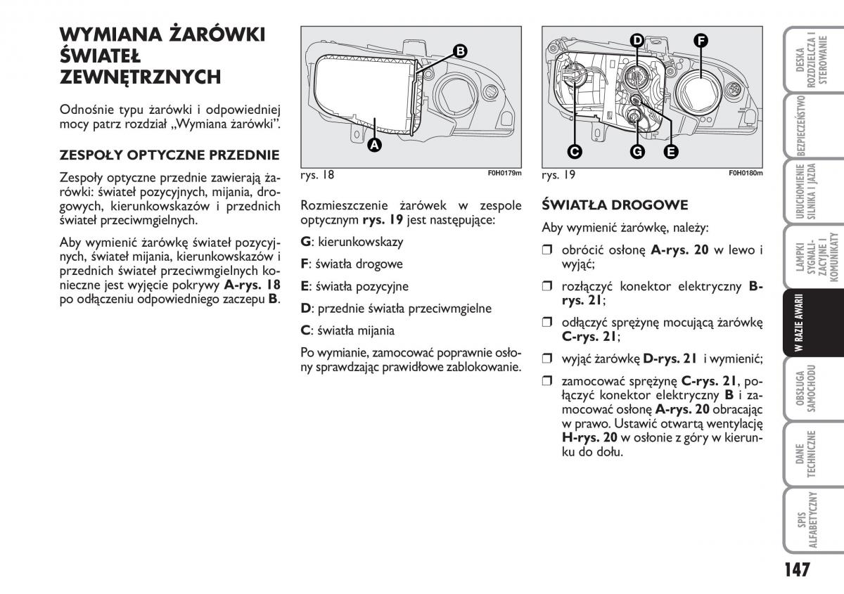 Fiat Idea instrukcja obslugi / page 148