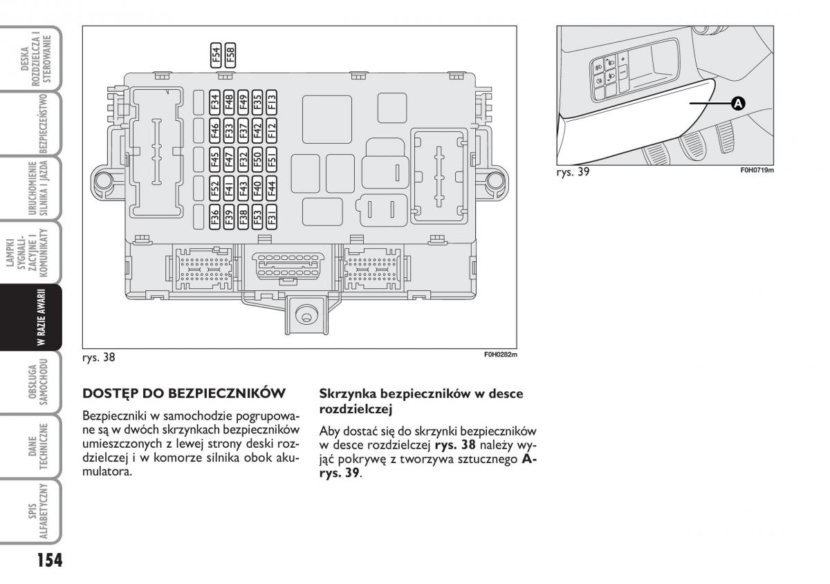 Fiat Idea instrukcja obslugi / page 155