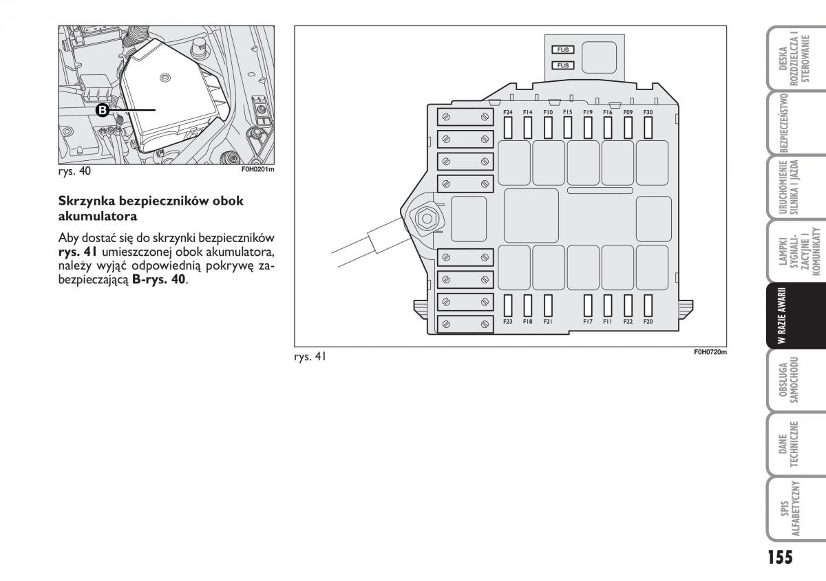 Fiat Idea instrukcja obslugi / page 156