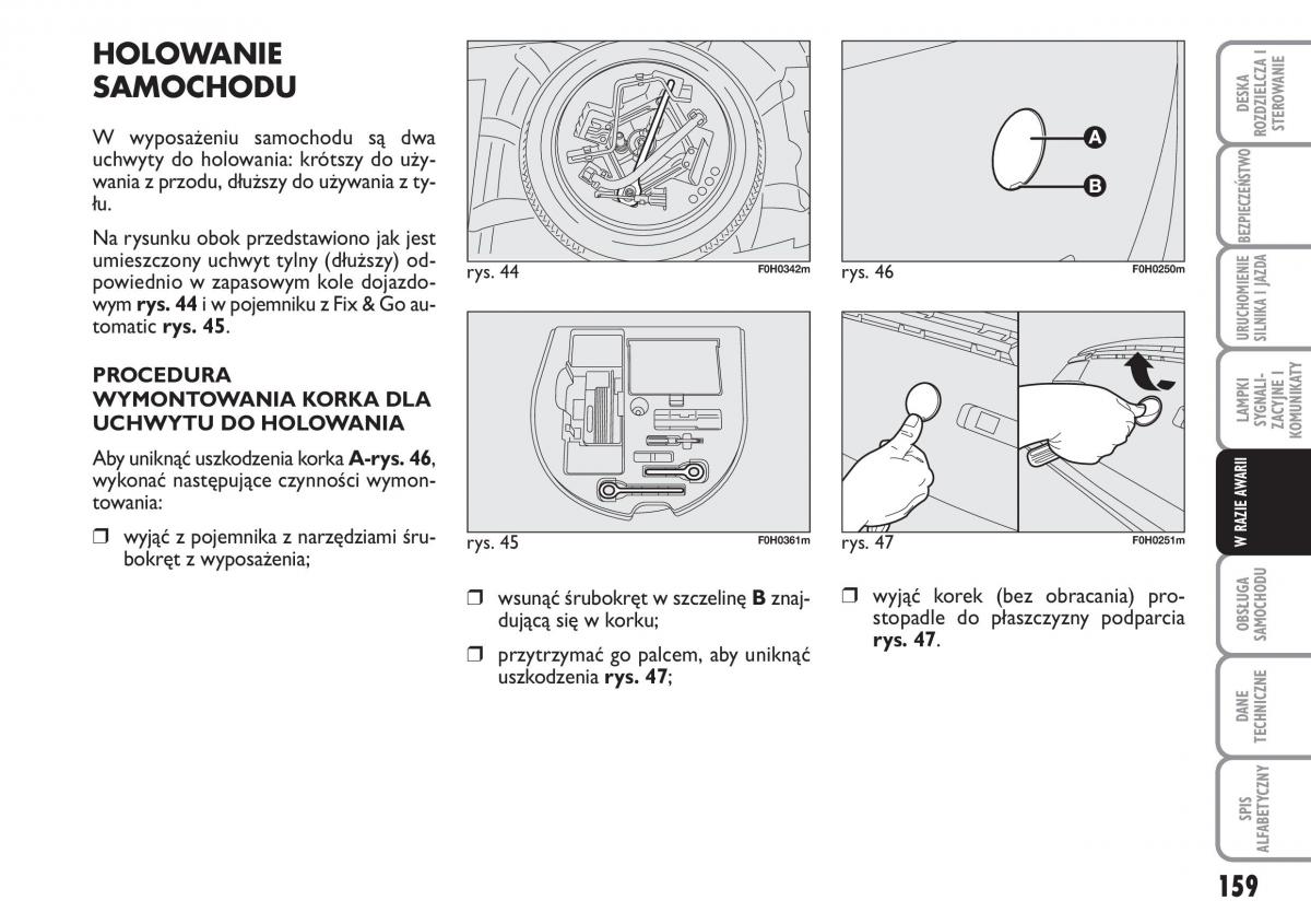 Fiat Idea instrukcja obslugi / page 160