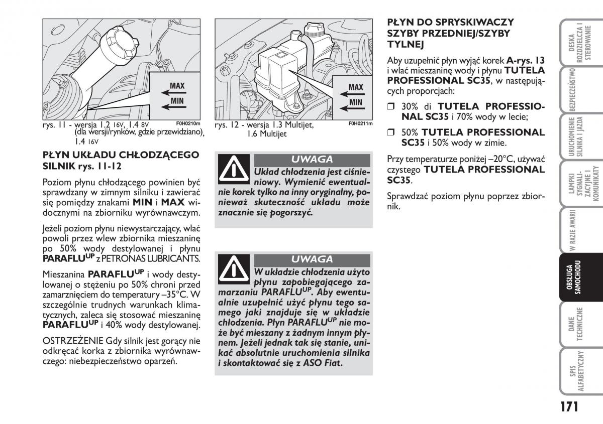 Fiat Idea instrukcja obslugi / page 172