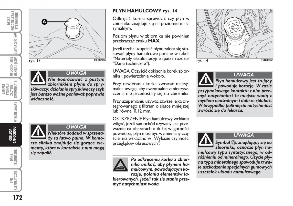 Fiat Idea instrukcja obslugi / page 173