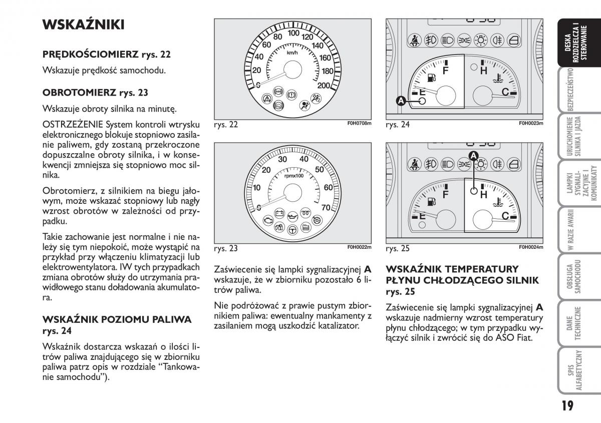 Fiat Idea instrukcja obslugi / page 20