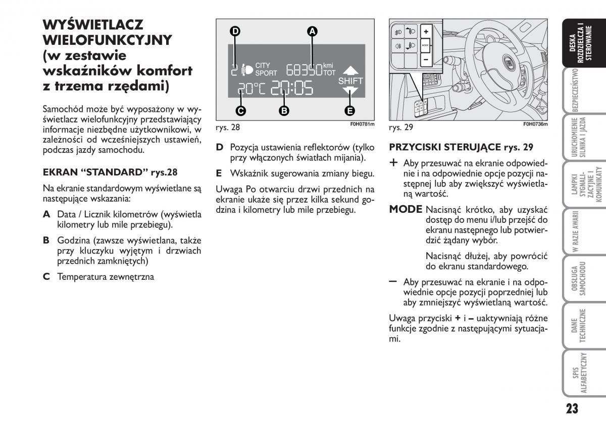 Fiat Idea instrukcja obslugi / page 24