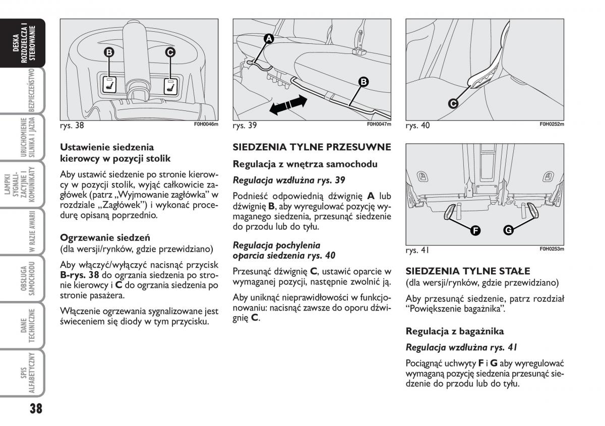 Fiat Idea instrukcja obslugi / page 39