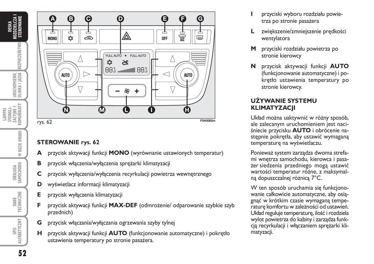 Fiat Idea instrukcja obslugi / page 53