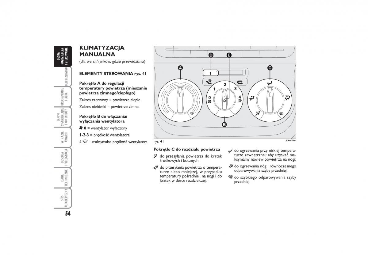 Fiat Linea instrukcja obslugi / page 55