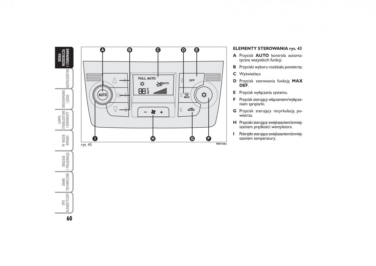 Fiat Linea instrukcja obslugi / page 61