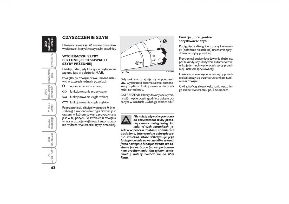 Fiat Linea instrukcja obslugi / page 69