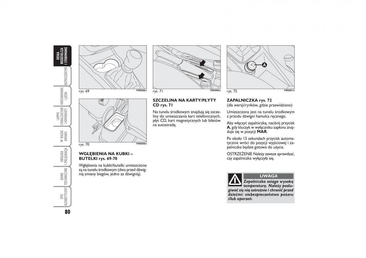 Fiat Linea instrukcja obslugi / page 81