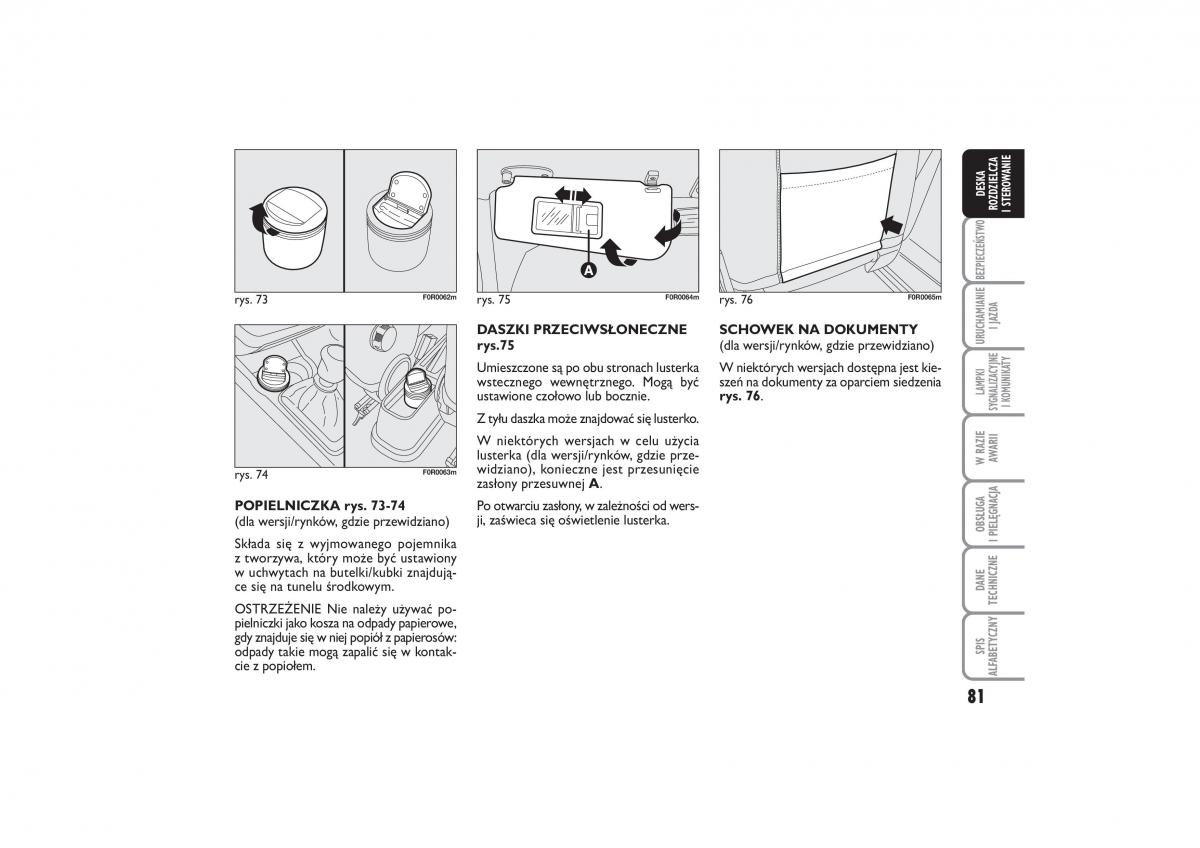 Fiat Linea instrukcja obslugi / page 82