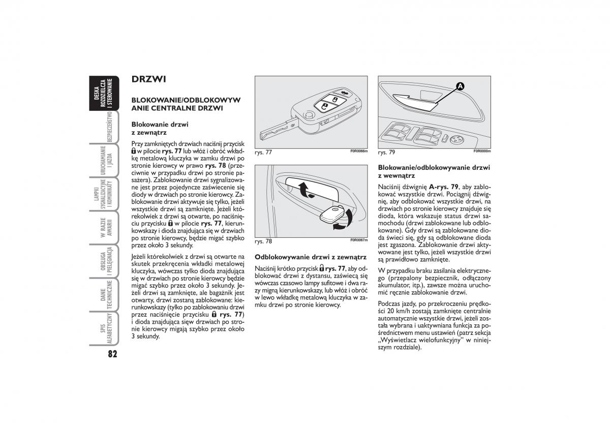 Fiat Linea instrukcja obslugi / page 83