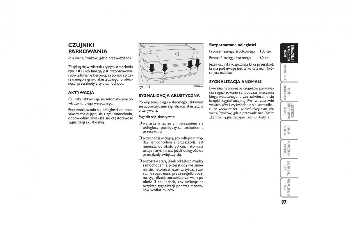 Fiat Linea instrukcja obslugi / page 98