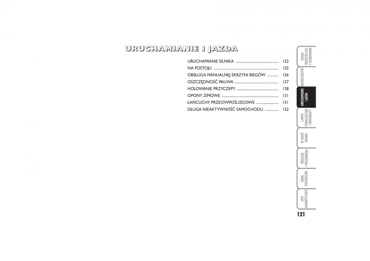 Fiat Linea instrukcja obslugi / page 122