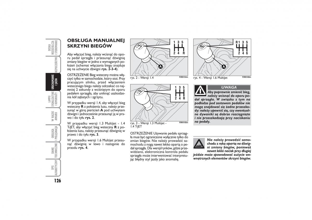 Fiat Linea instrukcja obslugi / page 127