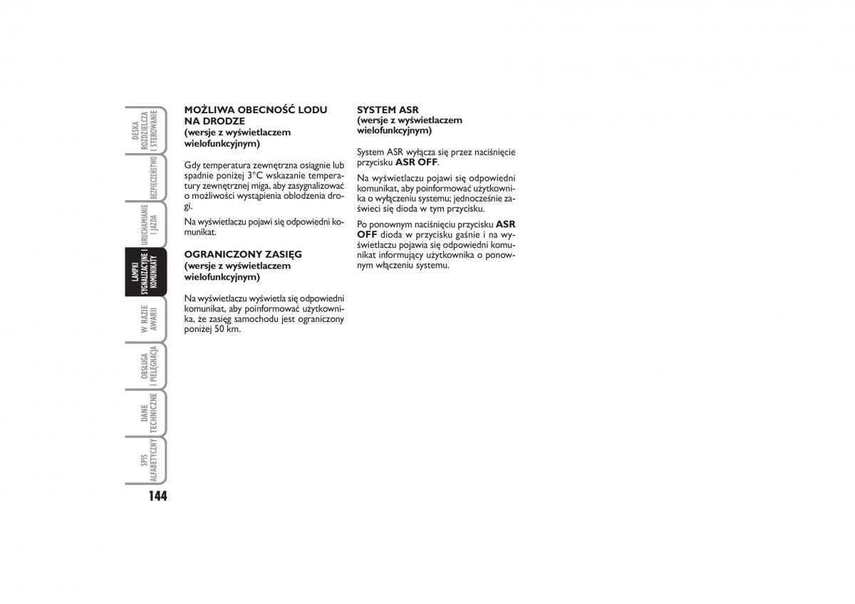 Fiat Linea instrukcja obslugi / page 145