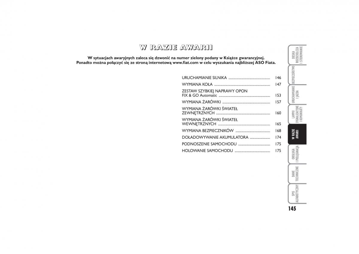 Fiat Linea instrukcja obslugi / page 146